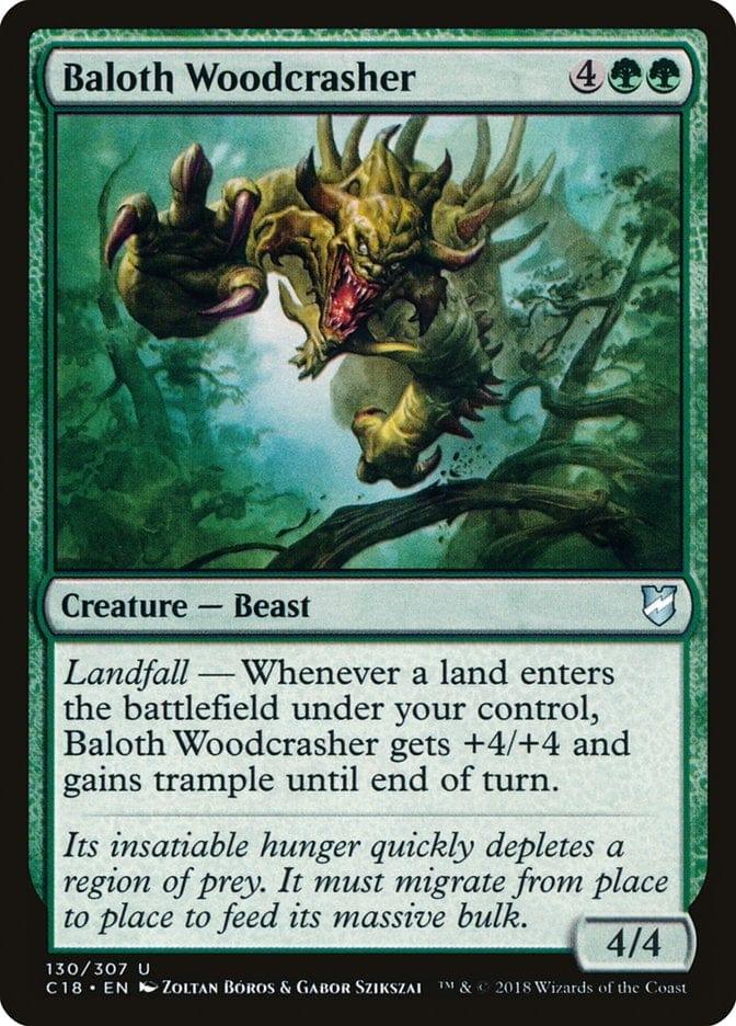 Magic: The Gathering MTG Single Baloth Woodcrasher [Commander 2018]