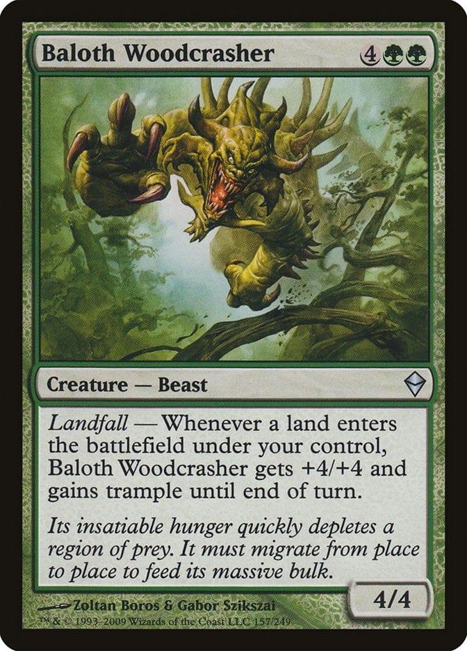 Magic: The Gathering MTG Single Baloth Woodcrasher [Zendikar]