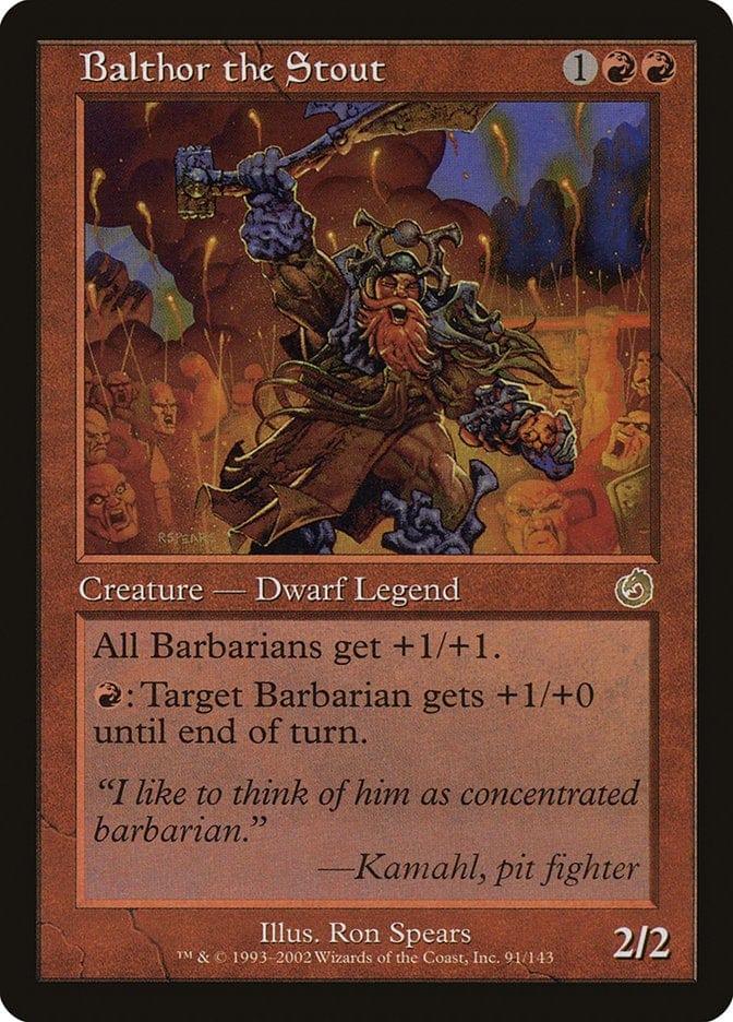 Magic: The Gathering MTG Single Balthor the Stout [Torment]