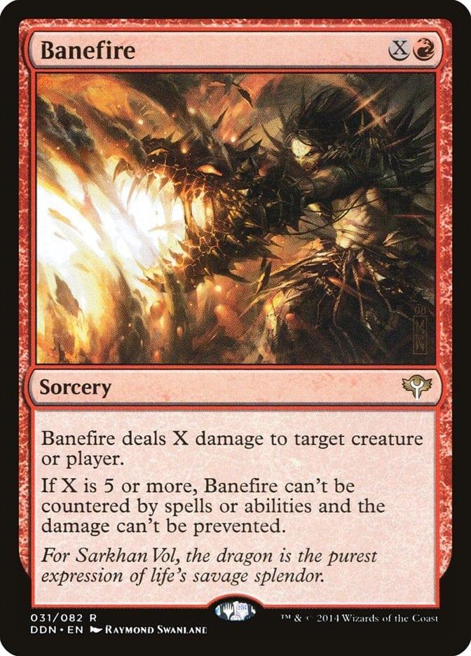 Magic: The Gathering MTG Single Banefire [Duel Decks: Speed vs. Cunning]