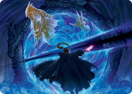 Magic: The Gathering MTG Single Bar the Gate Art Card [Dungeons & Dragons: Adventures in the Forgotten Realms Art Series]