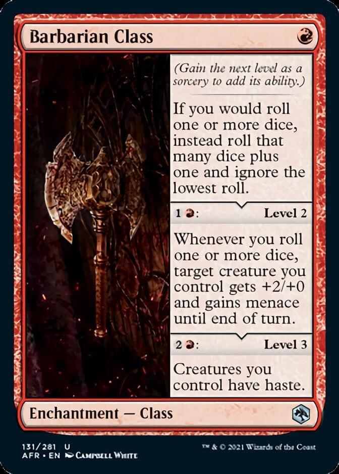 Magic: The Gathering MTG Single Barbarian Class [Dungeons & Dragons: Adventures in the Forgotten Realms]