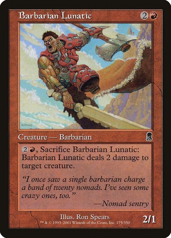 Magic: The Gathering MTG Single Barbarian Lunatic [Odyssey]
