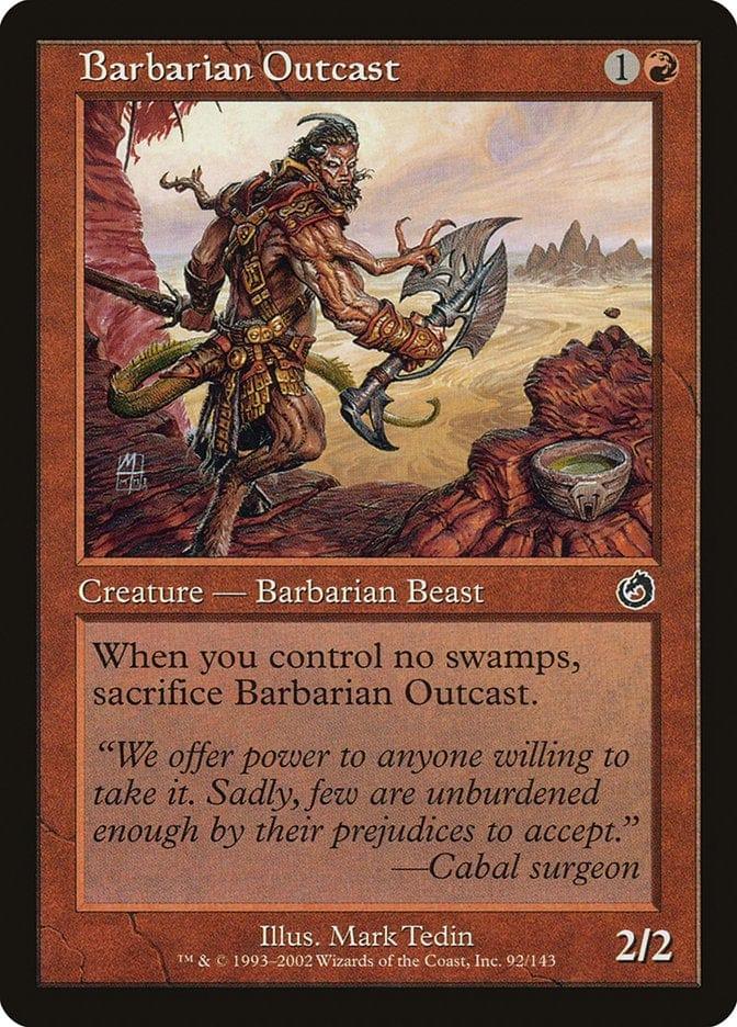 Magic: The Gathering MTG Single Barbarian Outcast [Torment]