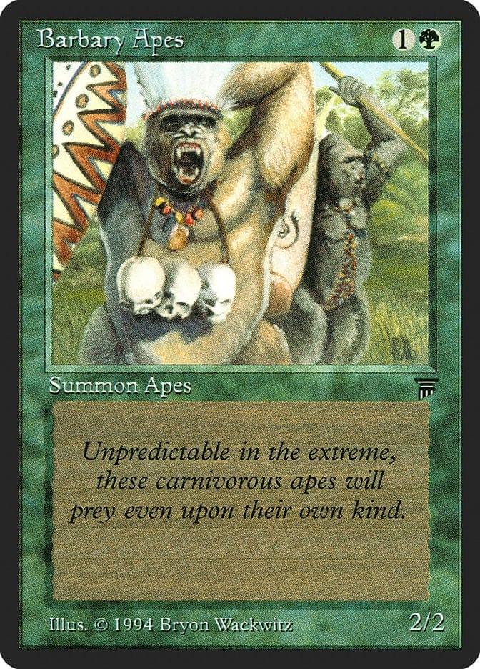 Magic: The Gathering MTG Single Barbary Apes [Legends]