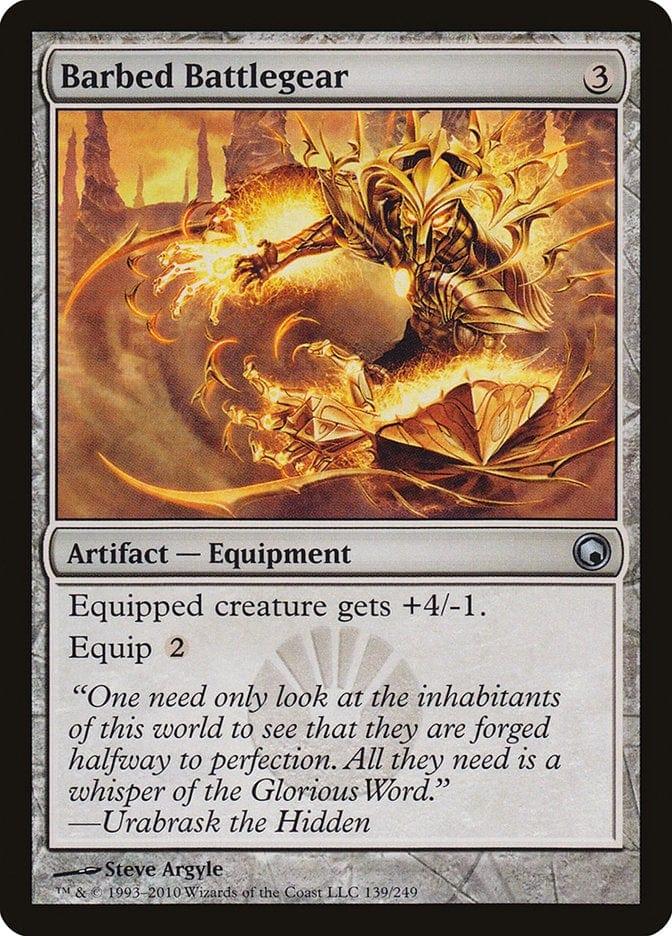 Magic: The Gathering MTG Single Barbed Battlegear [Scars of Mirrodin]