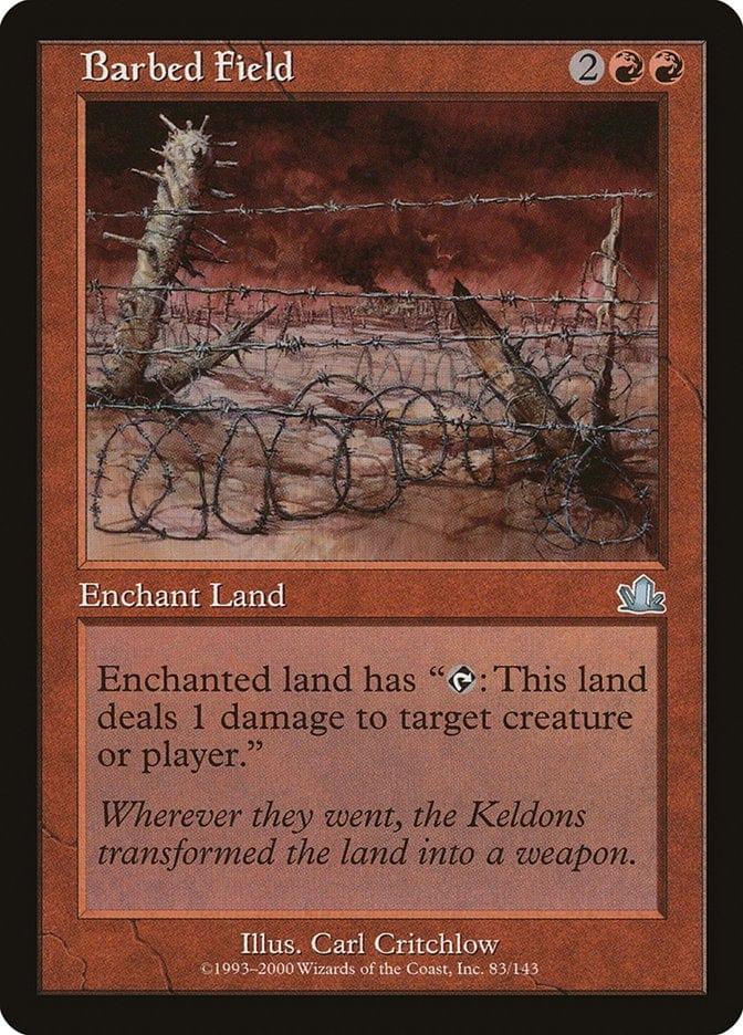 Magic: The Gathering MTG Single Barbed Field [Prophecy]