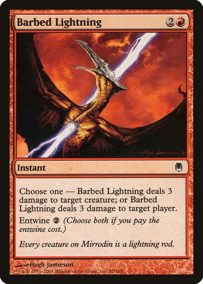 Magic: The Gathering MTG Single Barbed Lightning [Darksteel]