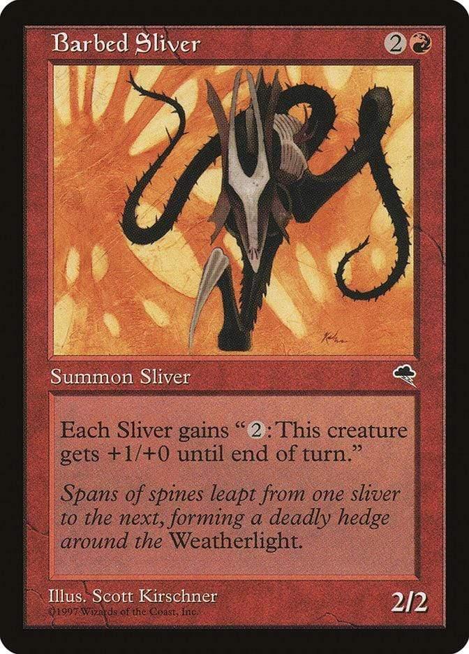 Magic: The Gathering MTG Single Barbed Sliver [Tempest]