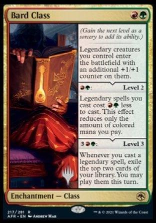 Magic: The Gathering MTG Single Bard Class (Promo Pack) [Dungeons & Dragons: Adventures in the Forgotten Realms Promos]