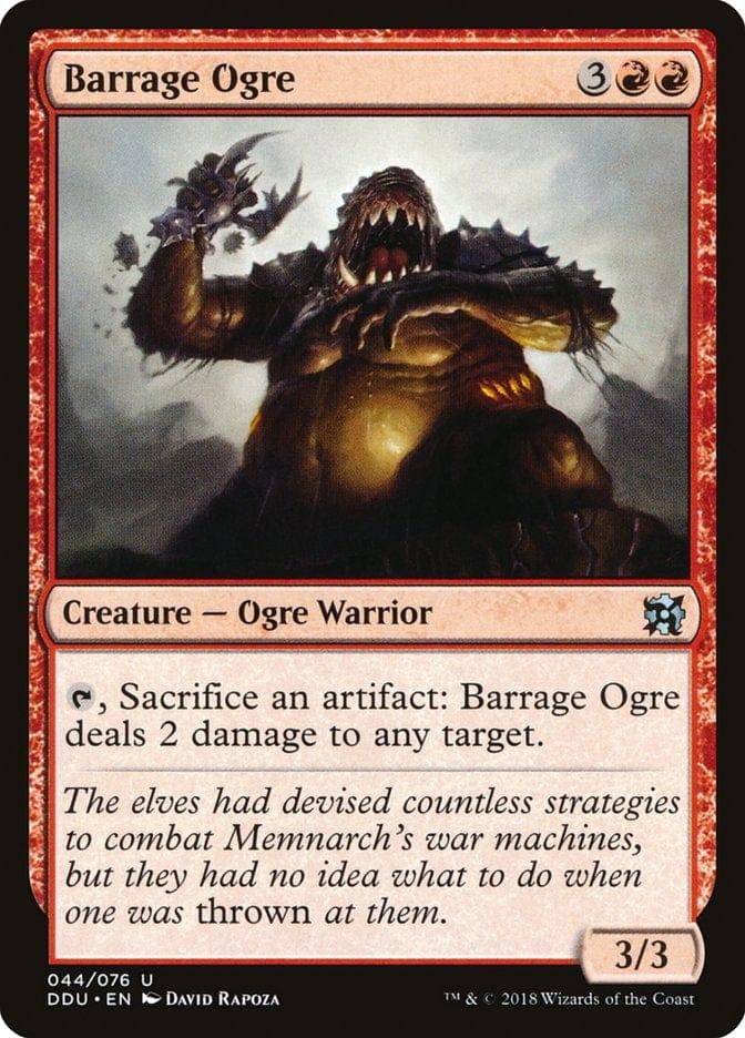 Magic: The Gathering MTG Single Barrage Ogre [Duel Decks: Elves vs. Inventors]