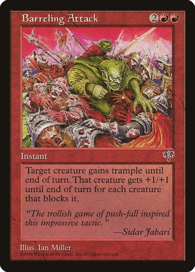 Magic: The Gathering MTG Single Barreling Attack [Mirage]