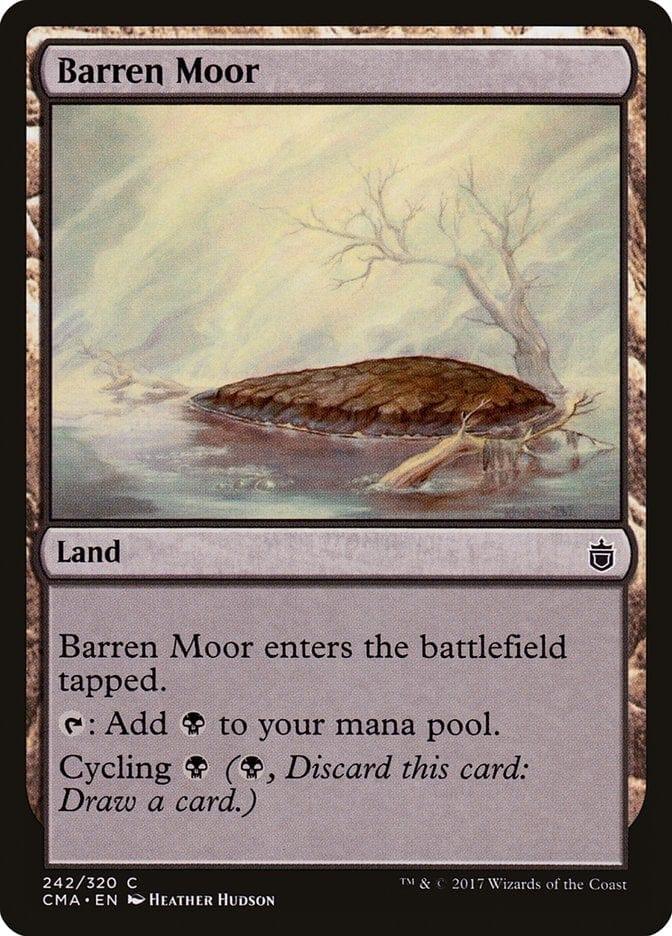 Magic: The Gathering MTG Single Barren Moor [Commander Anthology]