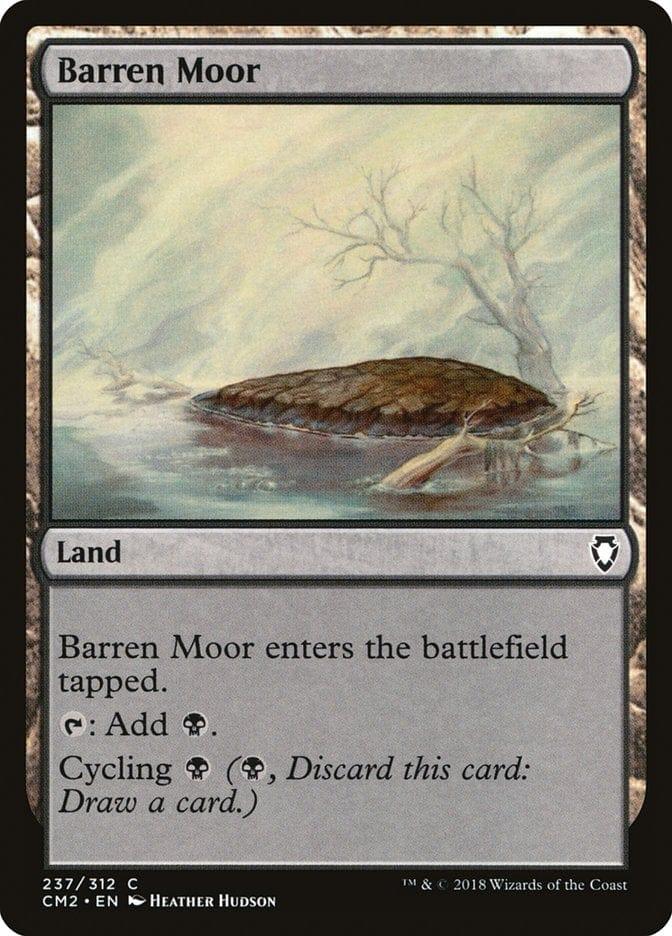 Magic: The Gathering MTG Single Barren Moor [Commander Anthology Volume II]