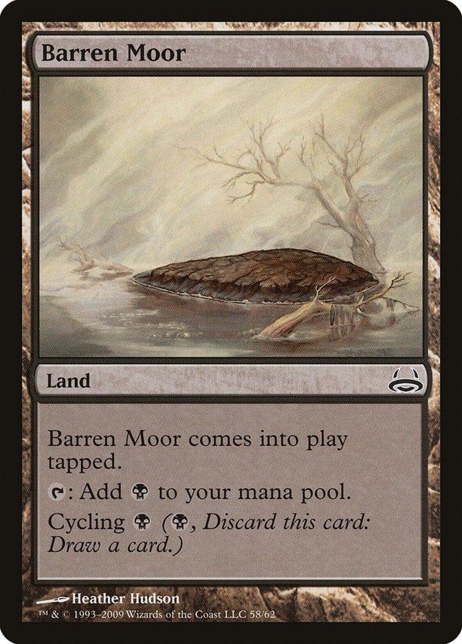 Magic: The Gathering MTG Single Barren Moor [Duel Decks: Divine vs. Demonic]