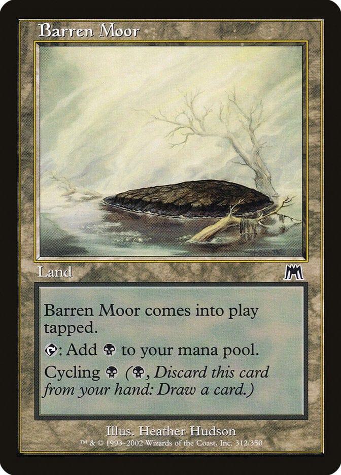 Magic: The Gathering MTG Single Barren Moor [Onslaught]