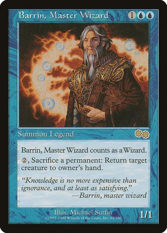 Magic: The Gathering MTG Single Barrin, Master Wizard [Urza's Saga]
