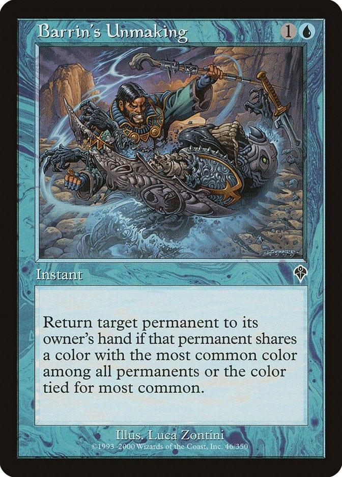 Magic: The Gathering MTG Single Barrin's Unmaking [Invasion]