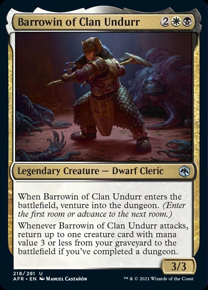 Magic: The Gathering MTG Single Barrowin of Clan Undurr [Dungeons & Dragons: Adventures in the Forgotten Realms]