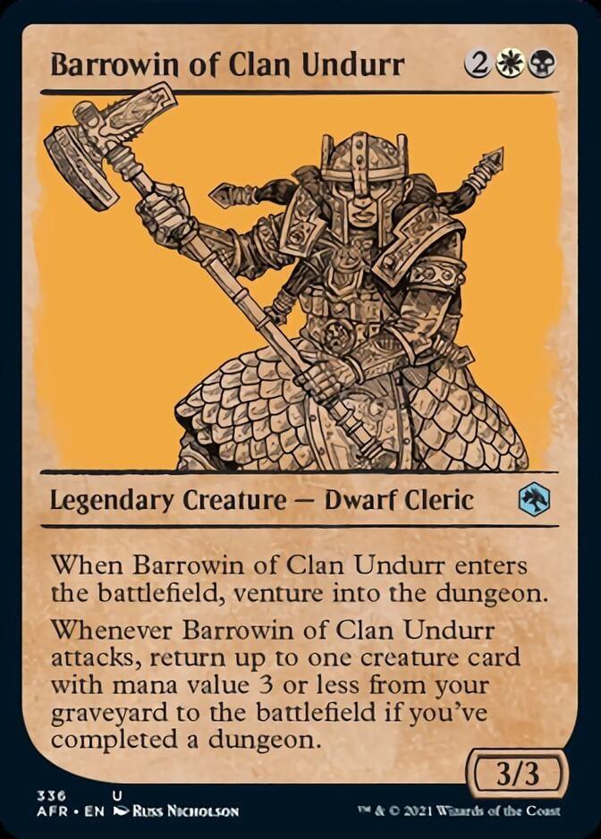 Magic: The Gathering MTG Single Barrowin of Clan Undurr (Showcase) [Dungeons & Dragons: Adventures in the Forgotten Realms]