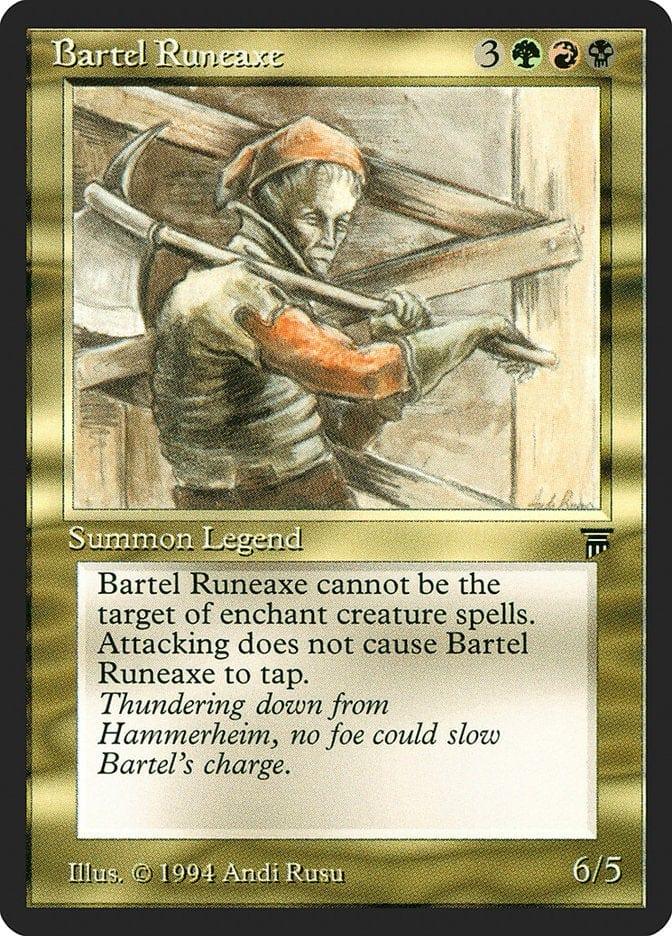 Magic: The Gathering MTG Single Bartel Runeaxe [Legends]