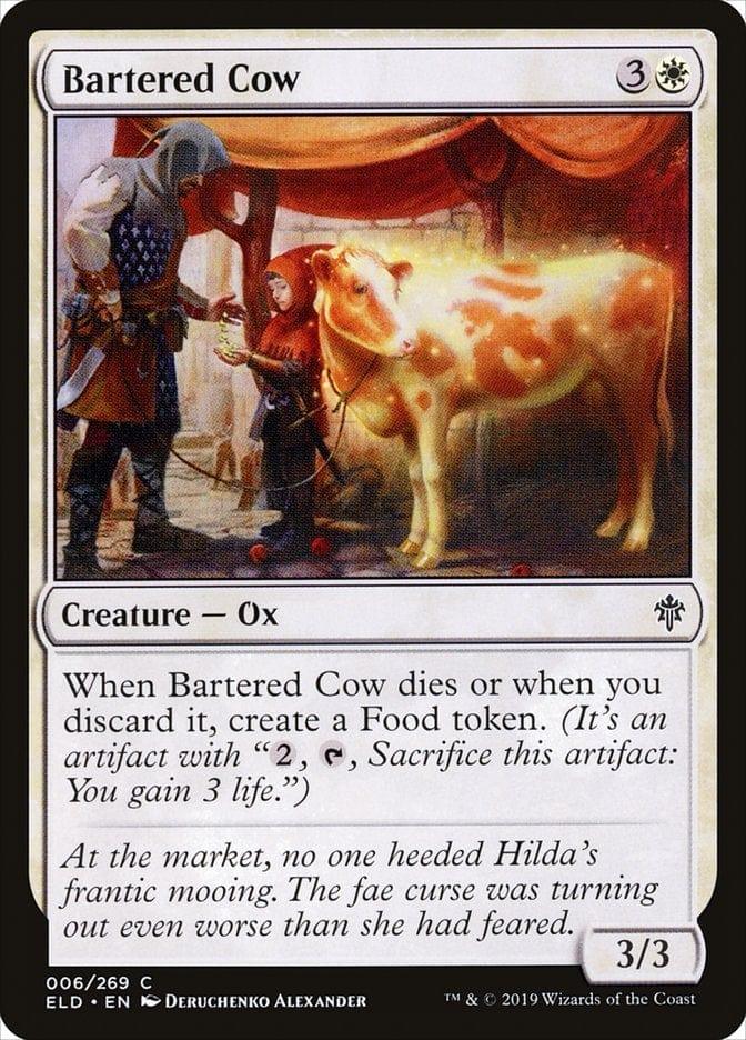 Magic: The Gathering MTG Single Bartered Cow [Throne of Eldraine]
