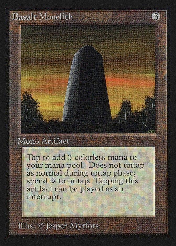 Magic: The Gathering MTG Single Basalt Monolith [Collectors’ Edition]