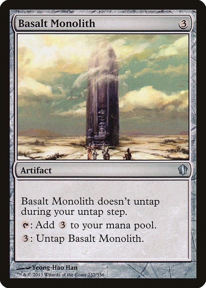 Magic: The Gathering MTG Single Basalt Monolith [Commander 2013]