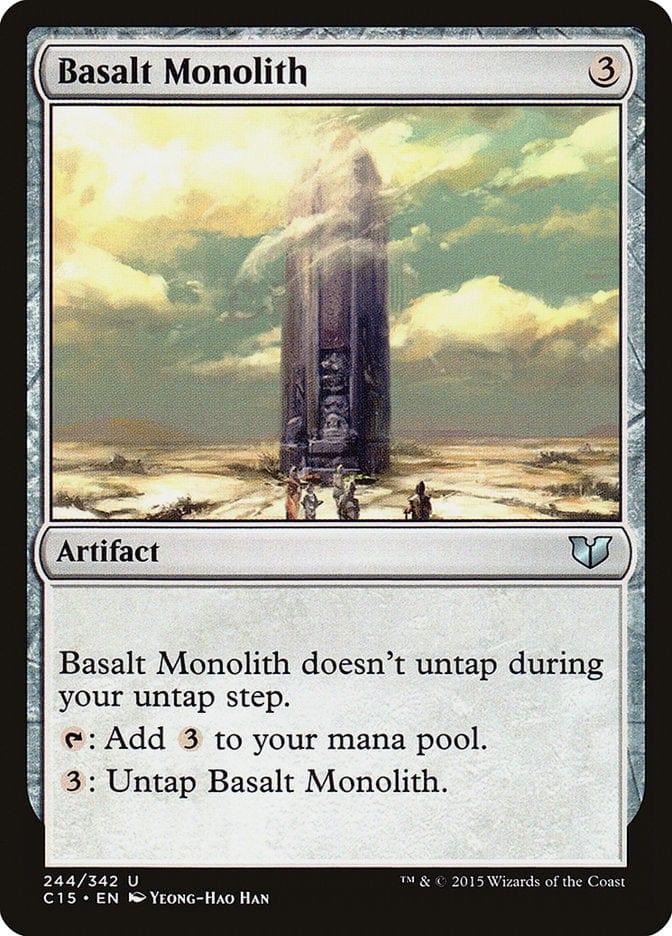 Magic: The Gathering MTG Single Basalt Monolith [Commander 2015]