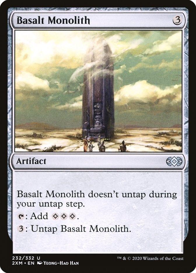 Magic: The Gathering MTG Single Basalt Monolith [Double Masters]