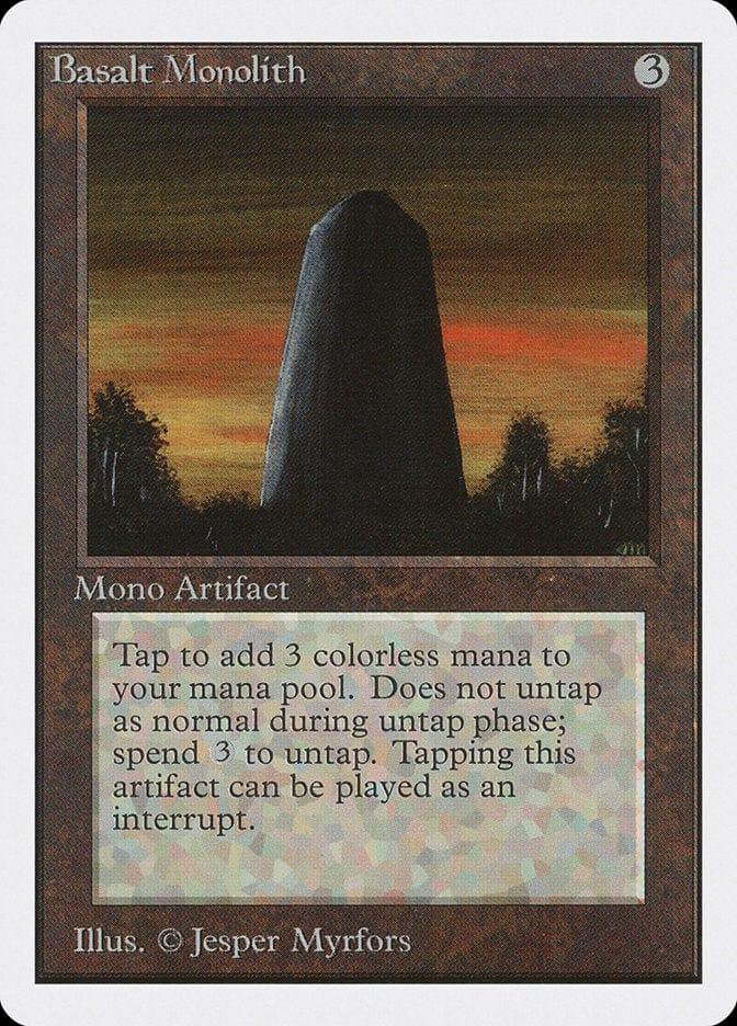 Magic: The Gathering MTG Single Basalt Monolith [Unlimited Edition]