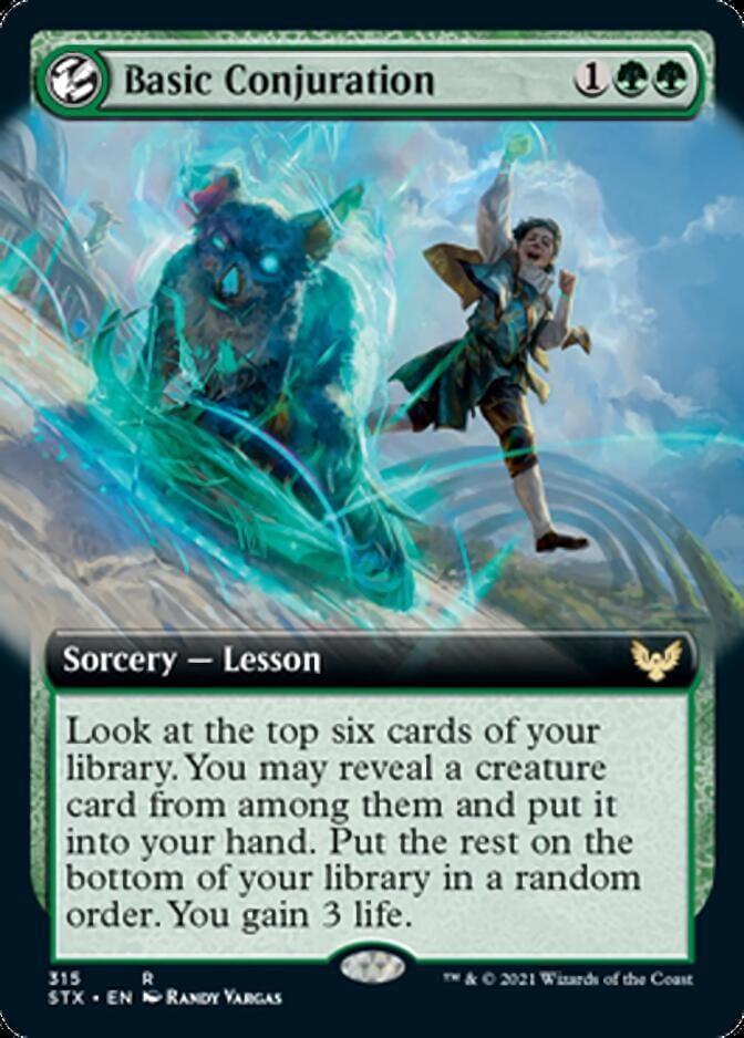 Magic: The Gathering MTG Single Basic Conjuration (Extended) [Strixhaven: School of Mages]
