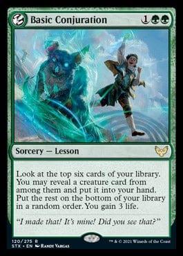 Magic: The Gathering MTG Single Basic Conjuration [Strixhaven: School of Mages]