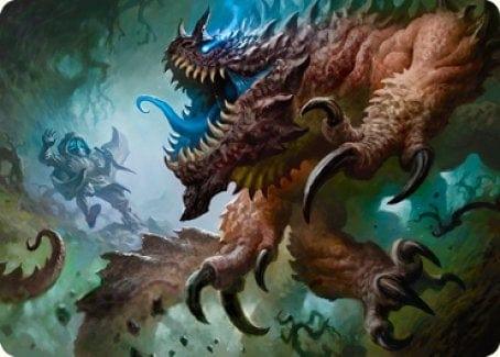 Magic: The Gathering MTG Single Basilisk Art Card [Dungeons & Dragons: Adventures in the Forgotten Realms Art Series]