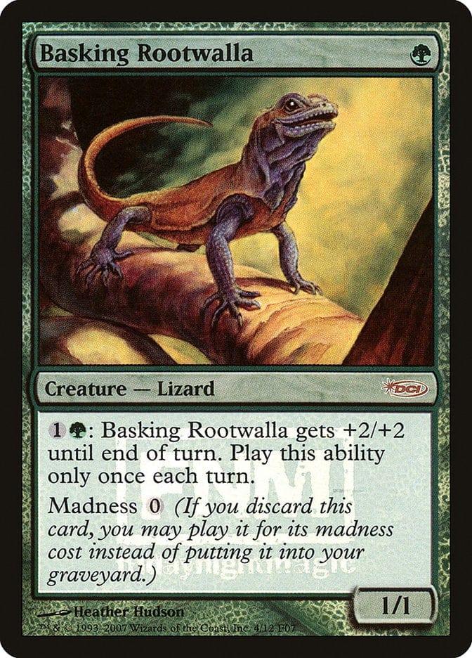 Magic: The Gathering MTG Single Basking Rootwalla [Friday Night Magic 2007]
