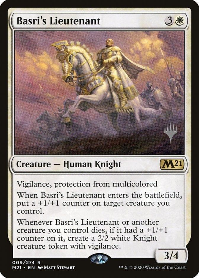 Magic: The Gathering MTG Single Basri's Lieutenant (Promo Pack) [Core Set 2021 Promos]