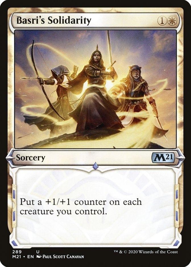 Magic: The Gathering MTG Single Basri's Solidarity (Showcase) [Core Set 2021]