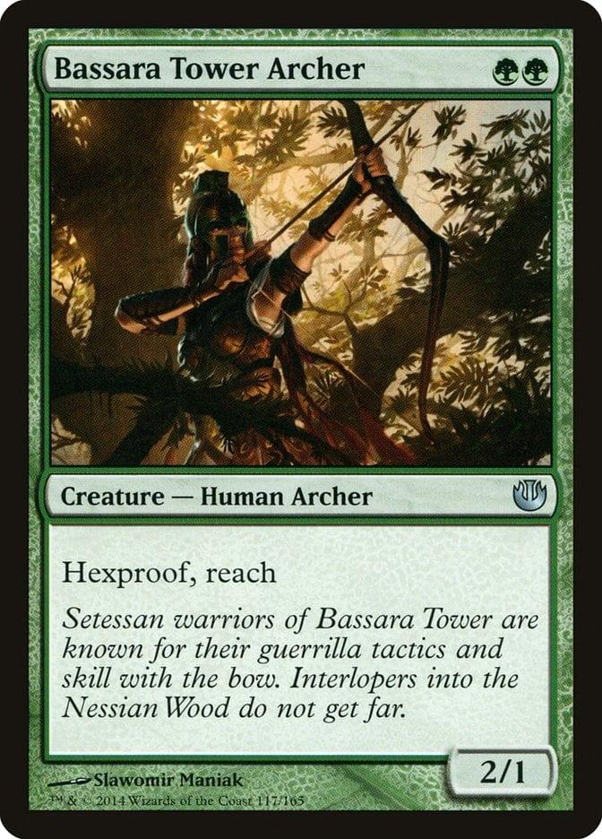 Magic: The Gathering MTG Single Bassara Tower Archer [Journey into Nyx]