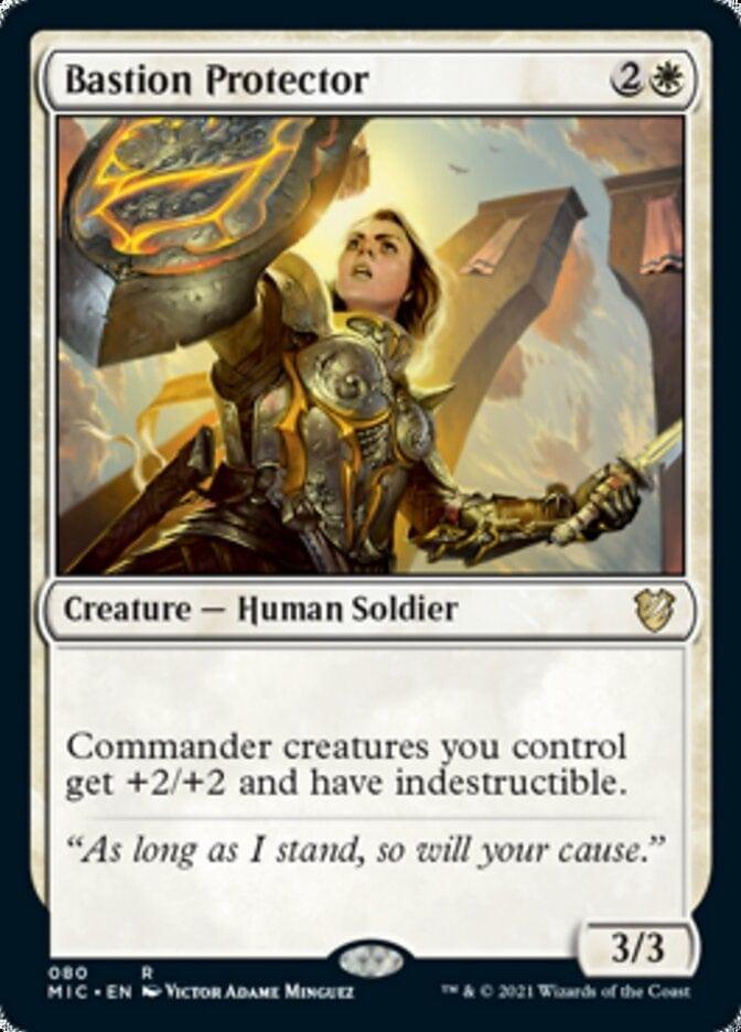 Magic: The Gathering MTG Single Bastion Protector [Innistrad: Midnight Hunt Commander]
