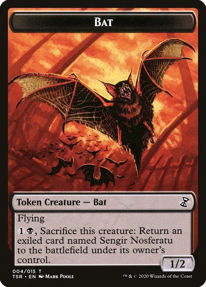 Magic: The Gathering MTG Single Bat Token [Time Spiral Remastered Tokens]