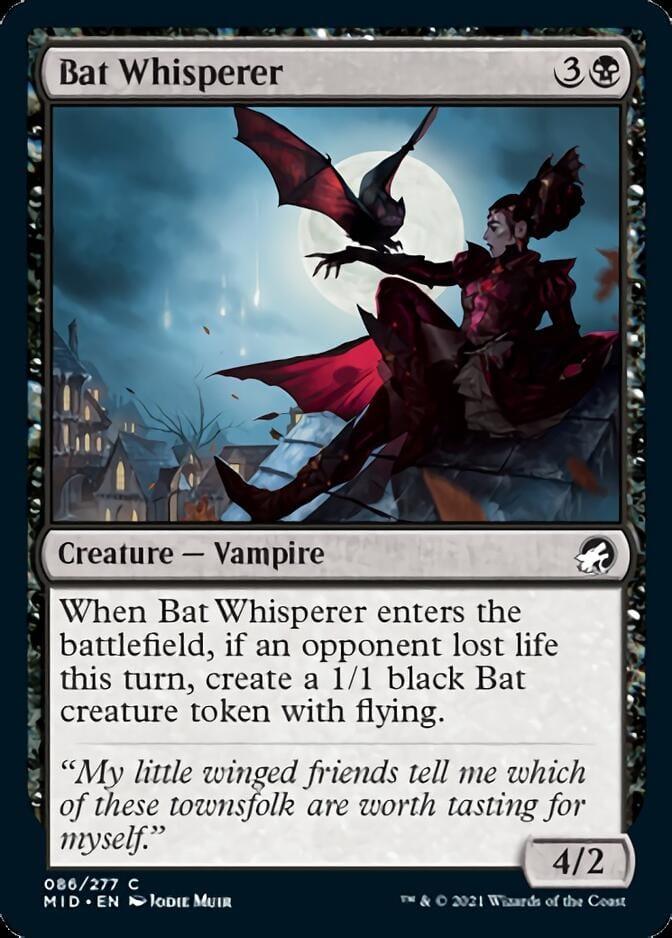 Magic: The Gathering MTG Single Bat Whisperer [Innistrad: Midnight Hunt]