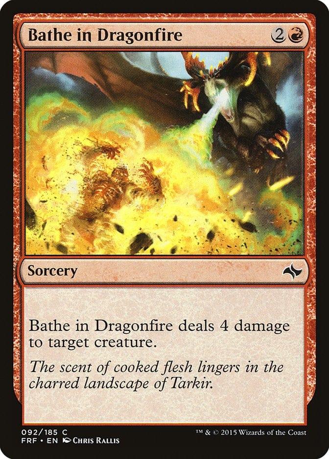 Magic: The Gathering MTG Single Bathe in Dragonfire [Fate Reforged]