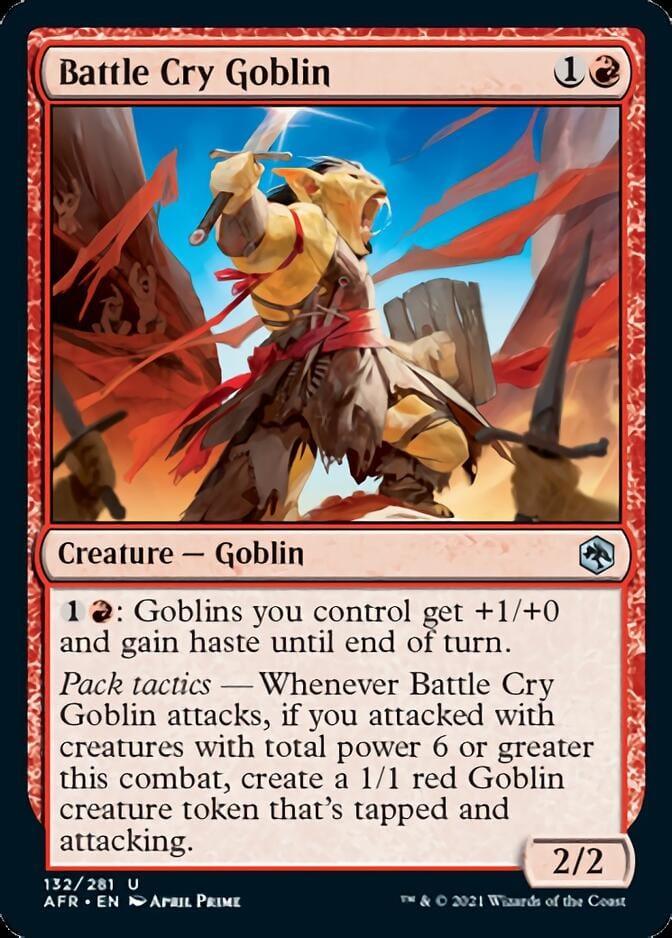 Magic: The Gathering MTG Single Battle Cry Goblin [Dungeons & Dragons: Adventures in the Forgotten Realms]