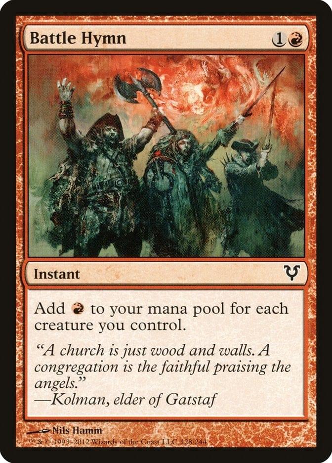 Magic: The Gathering MTG Single Battle Hymn [Avacyn Restored]