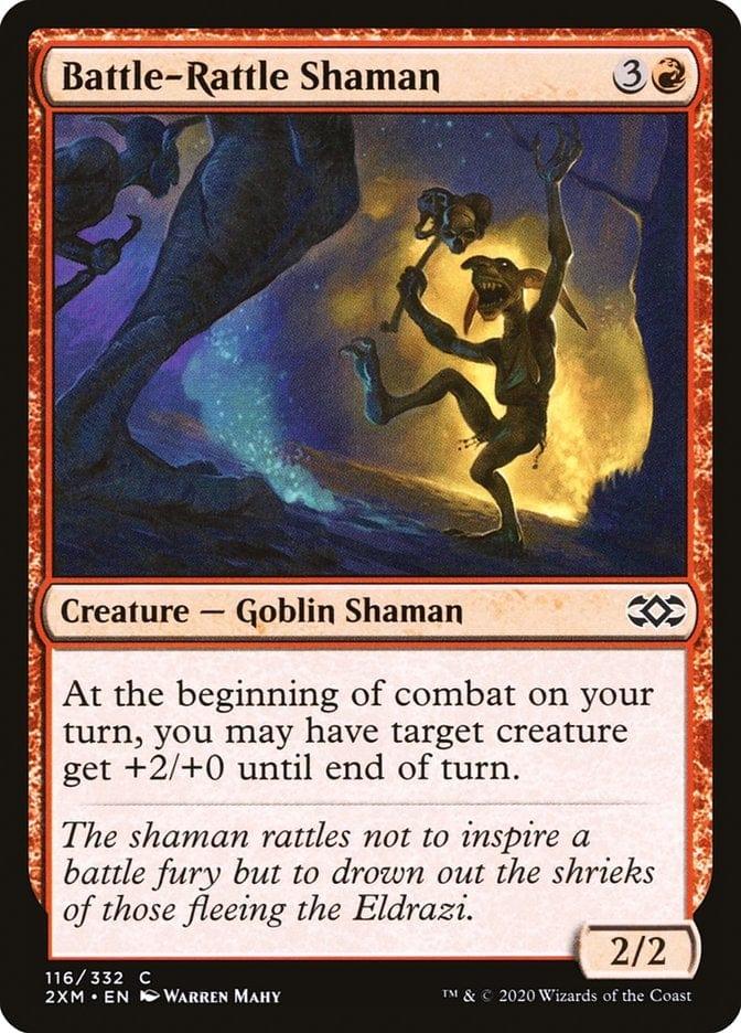 Magic: The Gathering MTG Single Battle-Rattle Shaman [Double Masters]