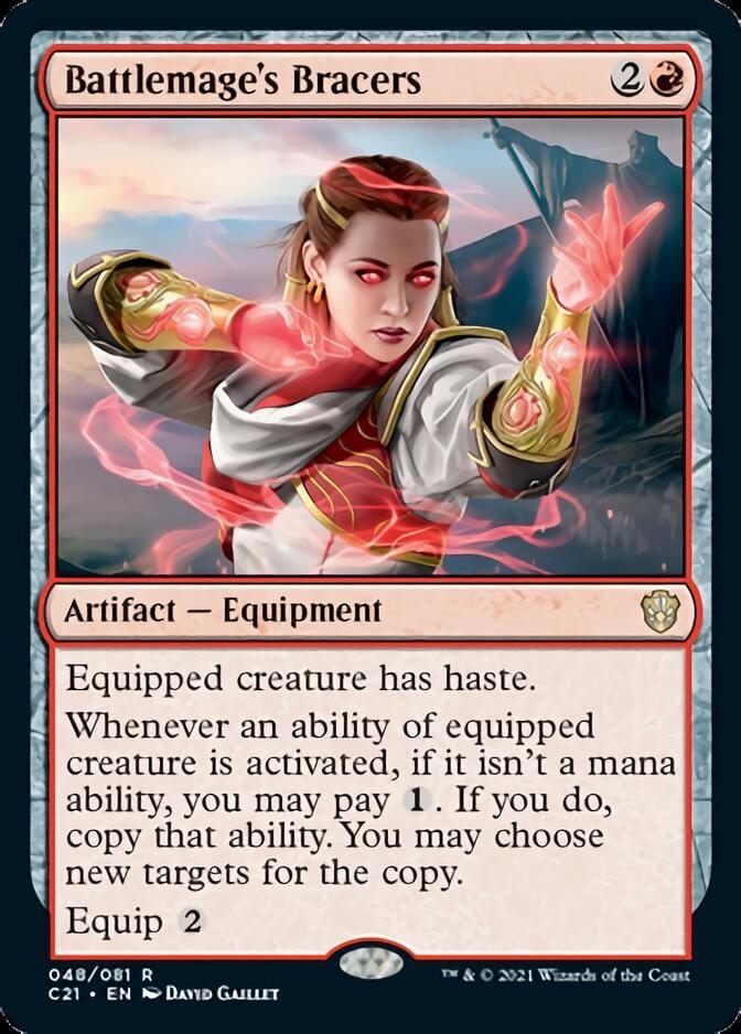 Magic: The Gathering MTG Single Battlemage's Bracers [Commander 2021]