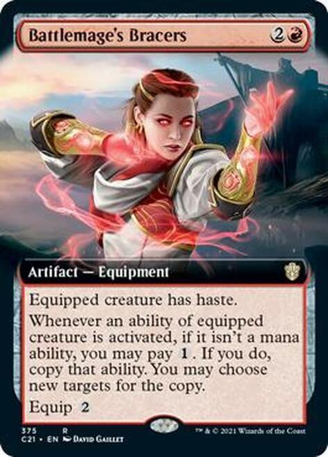 Magic: The Gathering MTG Single Battlemage's Bracers (Extended) [Commander 2021]