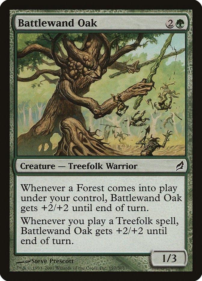 Magic: The Gathering MTG Single Battlewand Oak [Lorwyn]