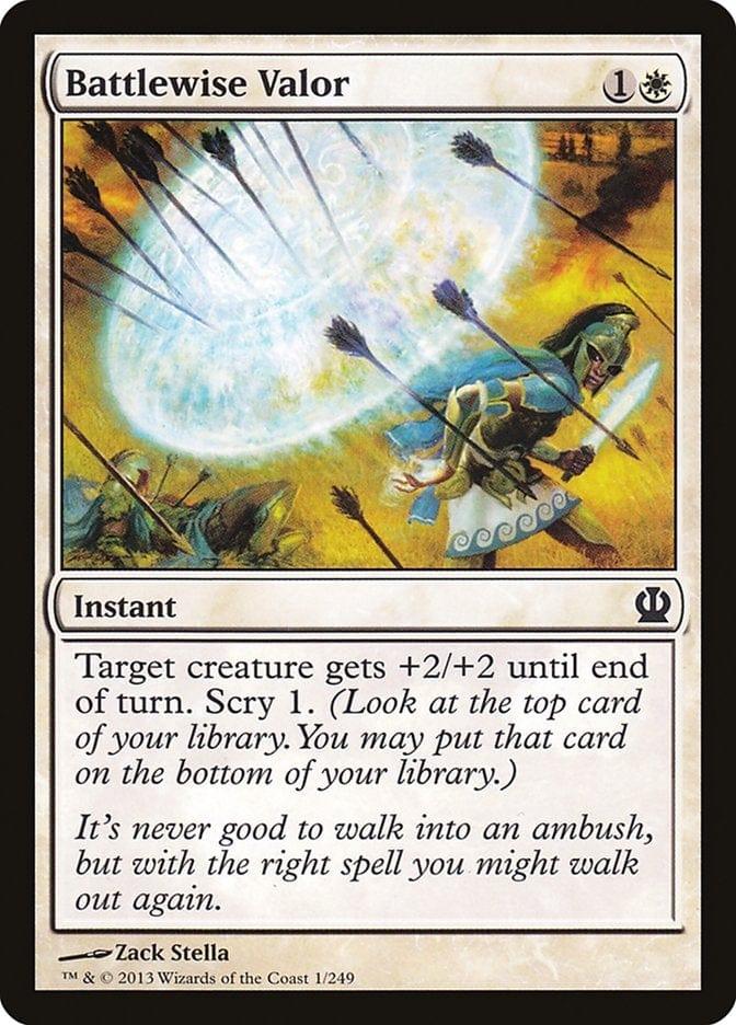 Magic: The Gathering MTG Single Battlewise Valor [Theros]