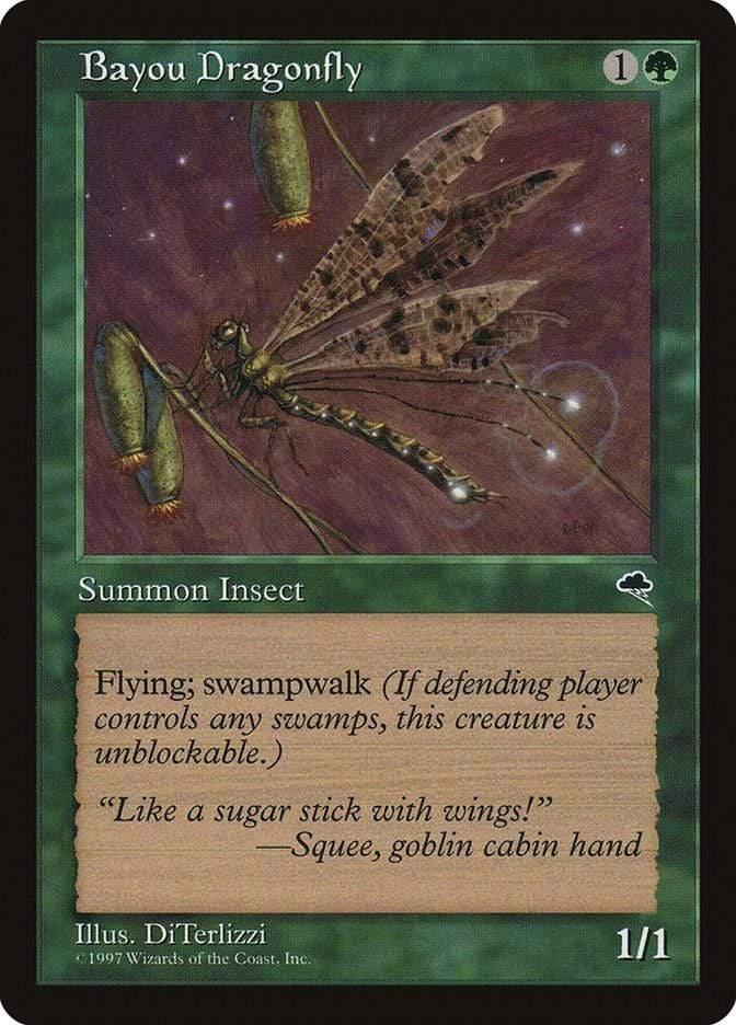 Magic: The Gathering MTG Single Bayou Dragonfly [Tempest]